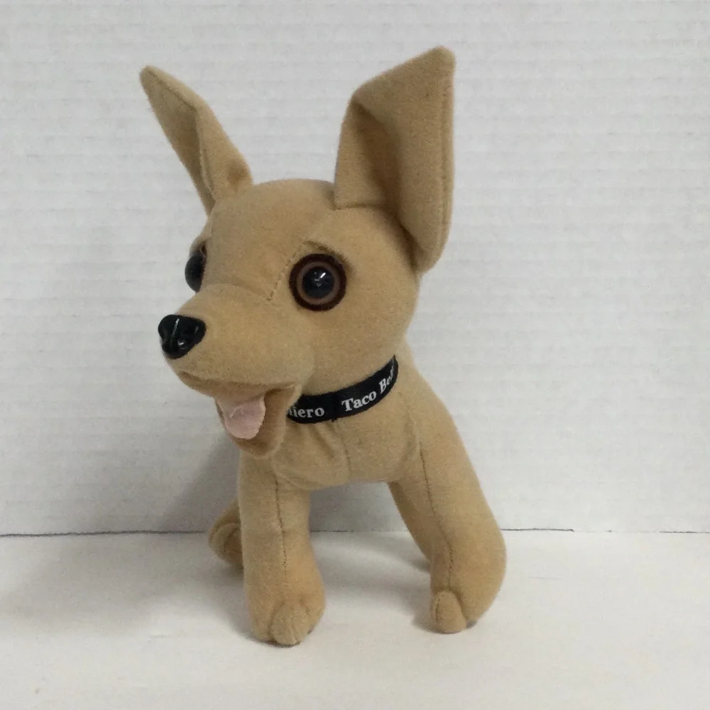 Applause Yo Quiero Taco Bell Chihuahua Tan Plush Dog Toy Does Not Talk VTG